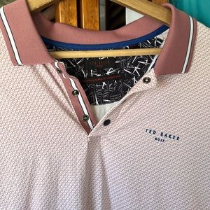 Ted Baker Golf Shirt Size 7 Mens